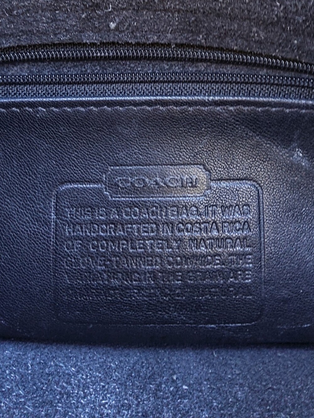 Vtg Coach Fletcher Flap 1995 adjustable Shoulder bag - Picture 8 of 9